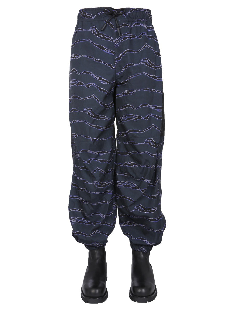 Marcelo Burlon Kids 나일론 카모 팬츠