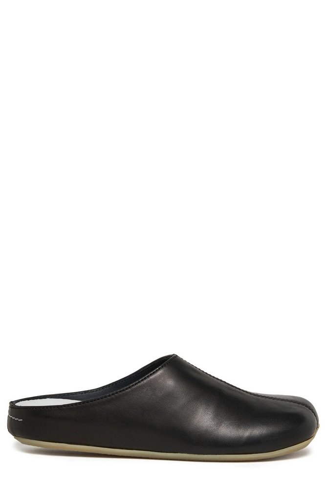 MM6 Maison Margiela Kids 스퀘어 토 슬립온 뮬