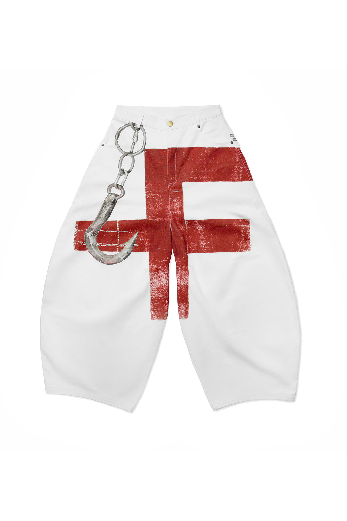 Feng Officiel Printed Khaki Pants