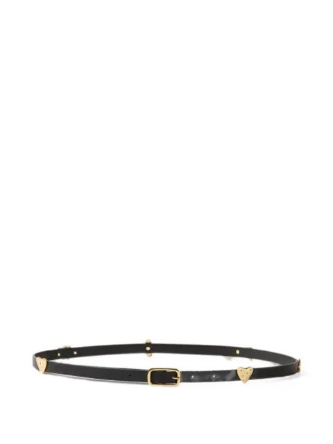 Claudie Pierlot  하트 아플리케 가죽 벨트