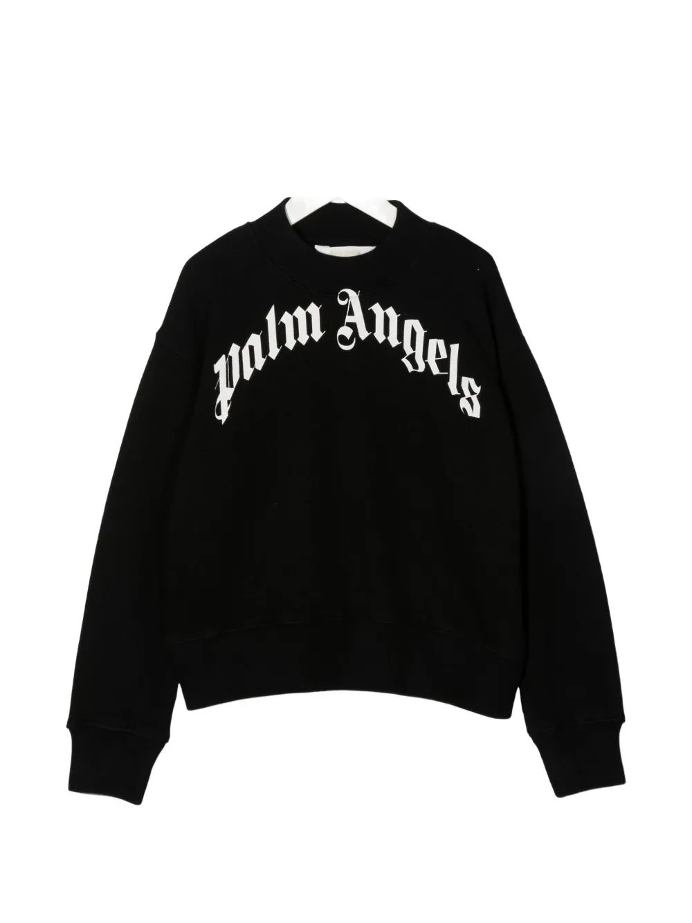 Palm Angels Kids 로고 프린트 맨투맨