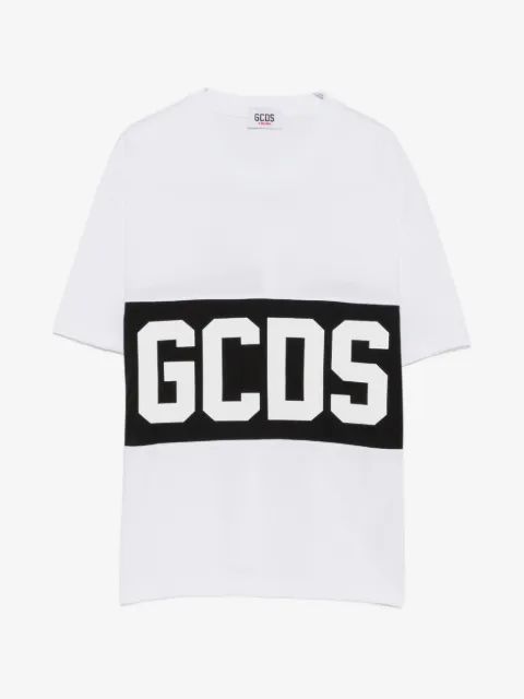 Gcds Kids 로고 프린트 면 티셔츠