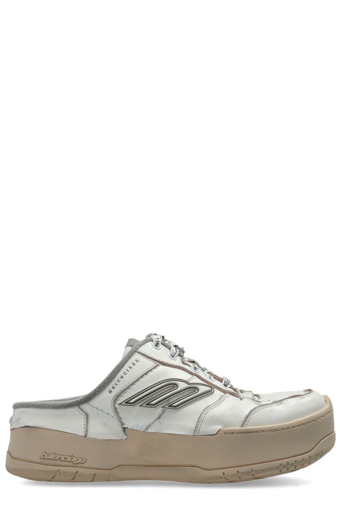 BALENCIAGA 햄프턴스 플랫 플랫폼 뮬