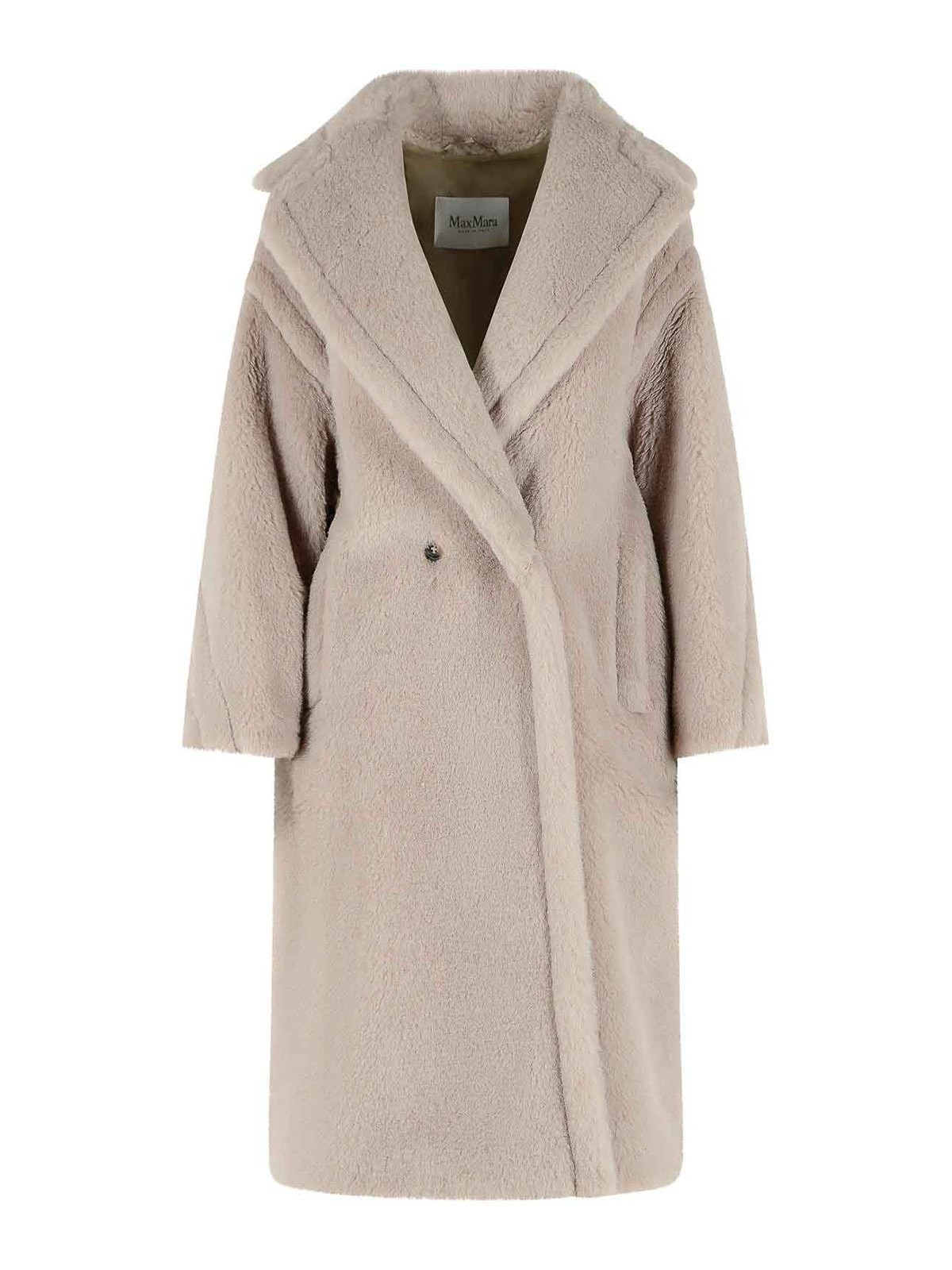 MAXMARA 테드걸 베이지 알파카 울 코트