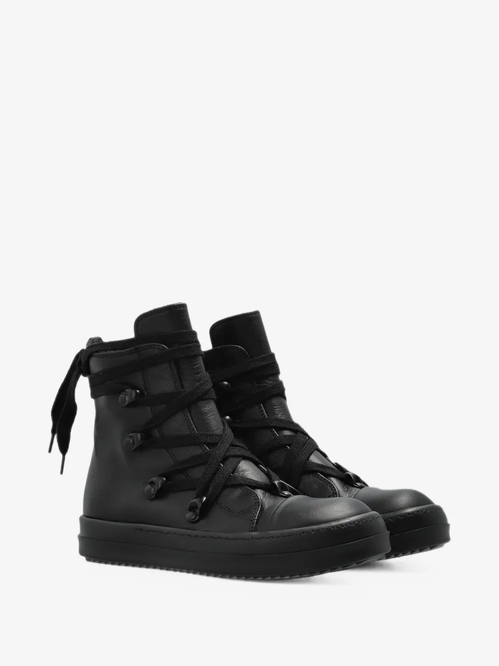 Rick Owens Kids 헥살레이스 가죽 스니커즈