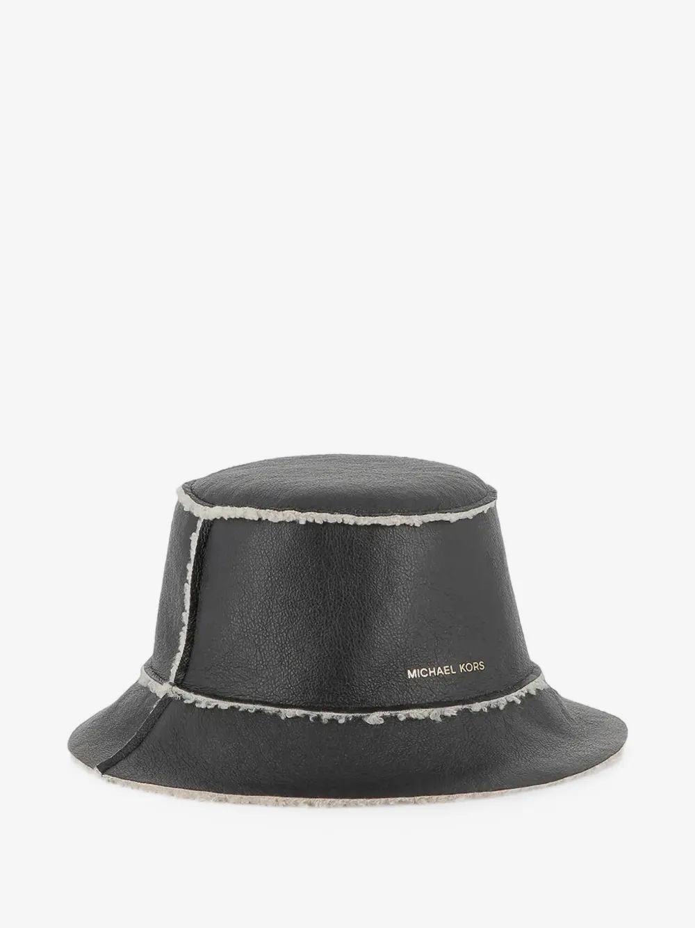 Michael Kors Kids 리버시블 페이크 시어링 버킷햇