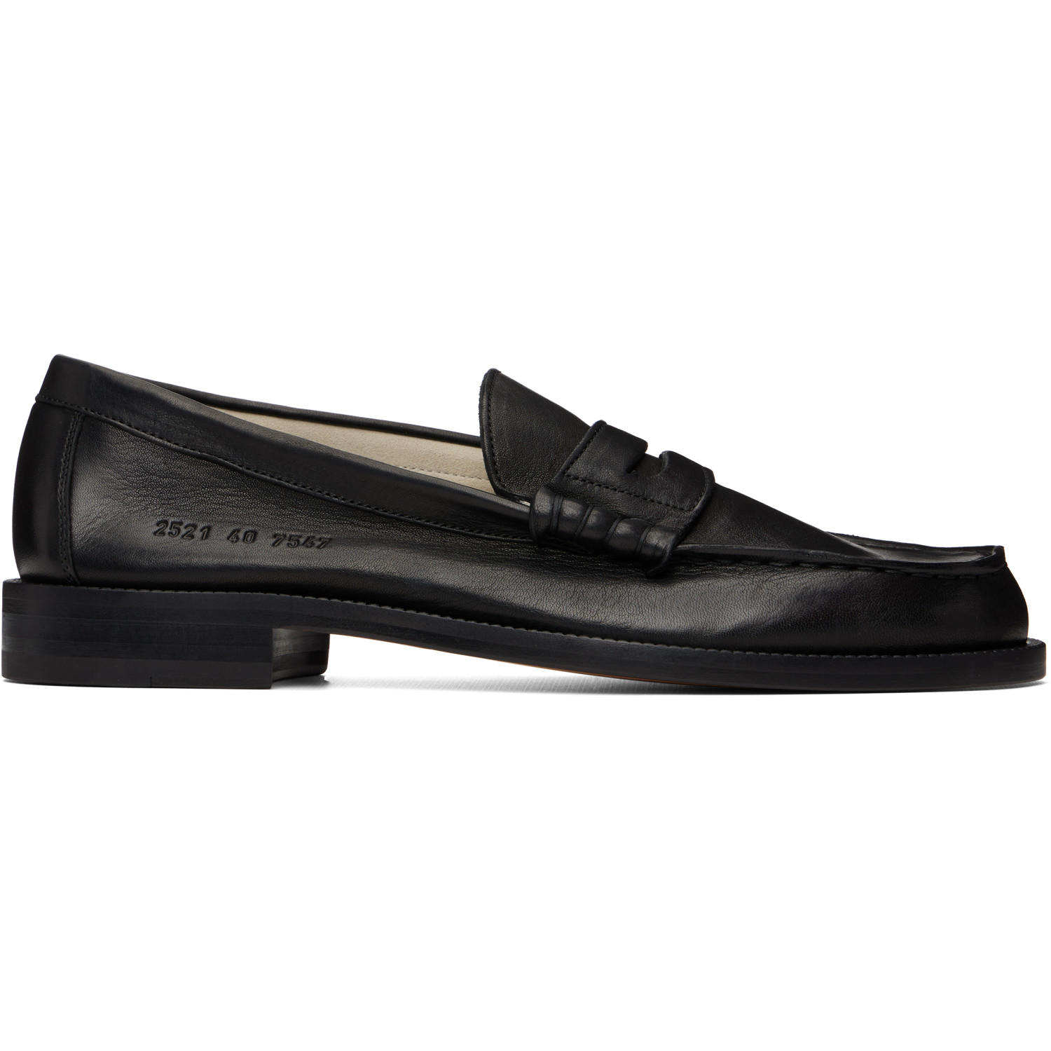 COMMON PROJECTS 블랙 가죽 로퍼