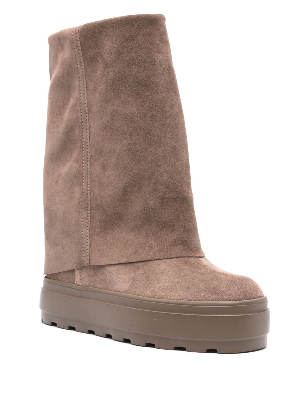 CASADEI 더블 페이스 가죽 부츠