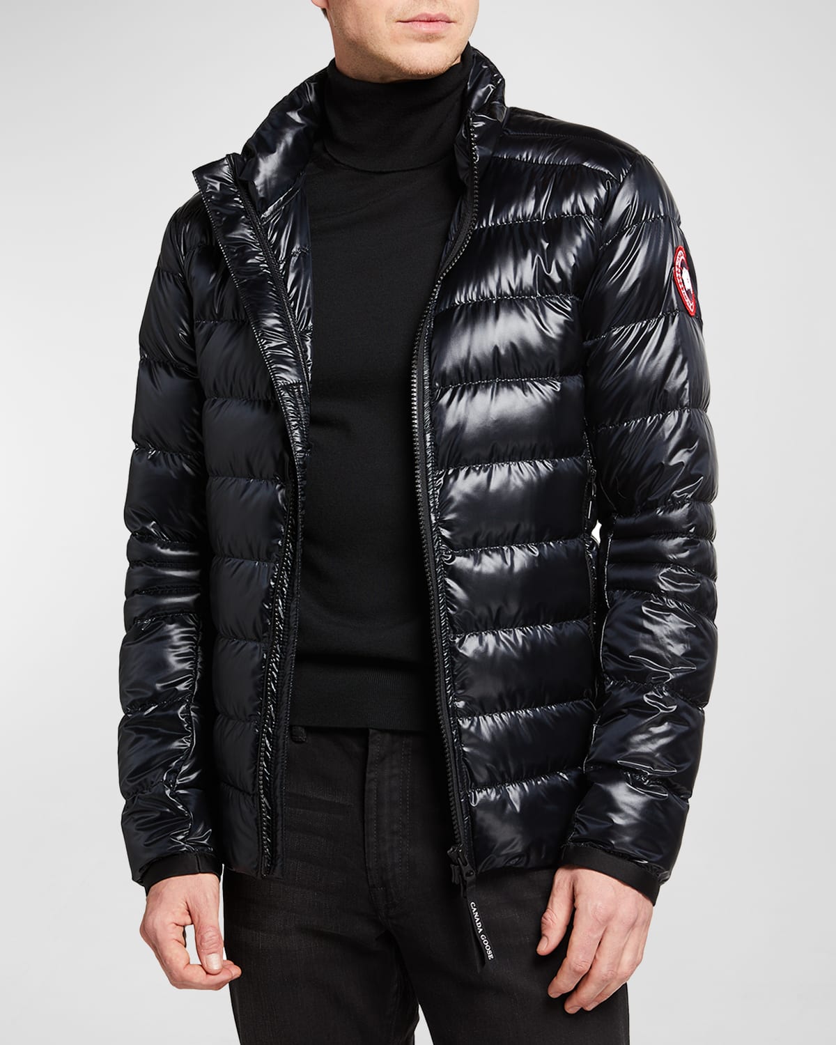 CANADA GOOSE 남성 크로프톤 경량 퀼팅 팩커블 자켓