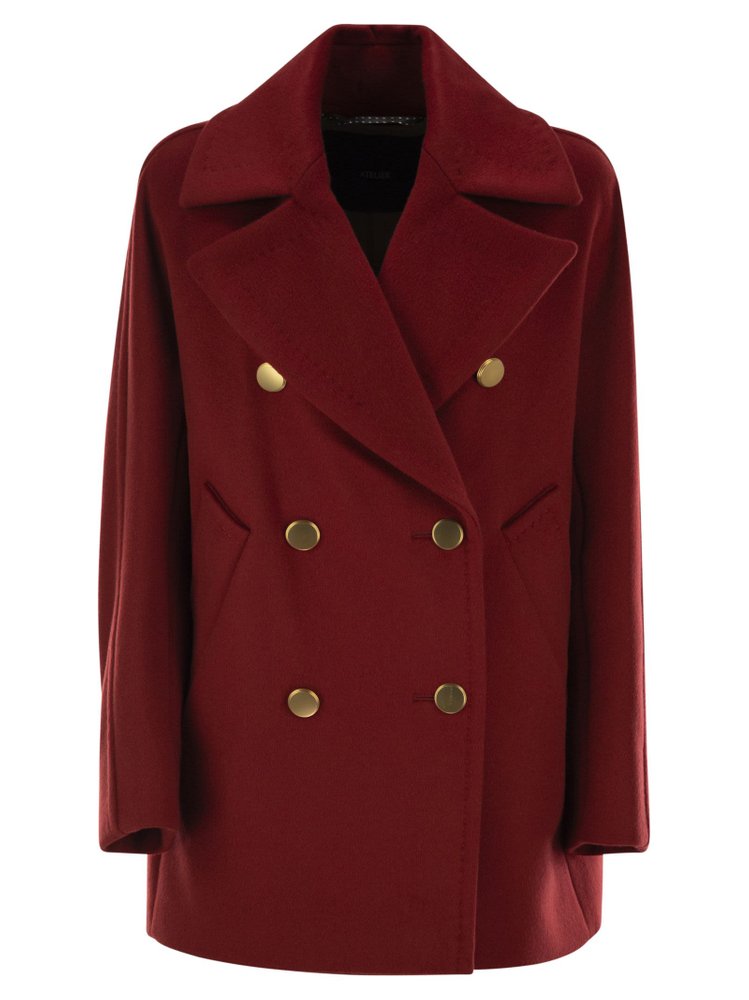 MAX MARA ATELIER 더블브레스트 롱슬리브 코트