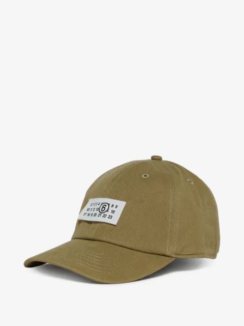 MM6 Maison Margiela Kids 로고 패치 야구 모자