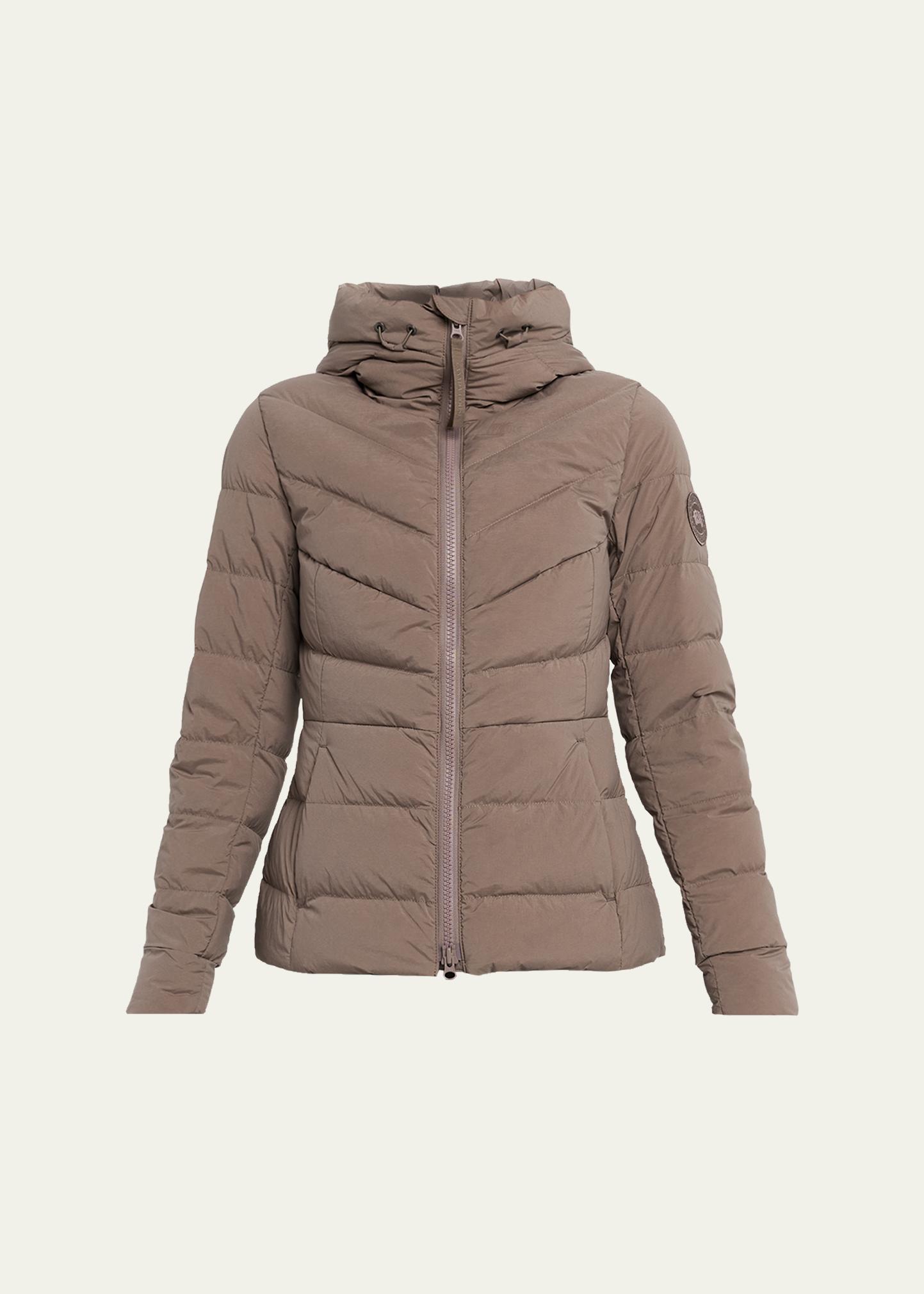 CANADA GOOSE 클레어 후드 다운 퍼퍼 자켓
