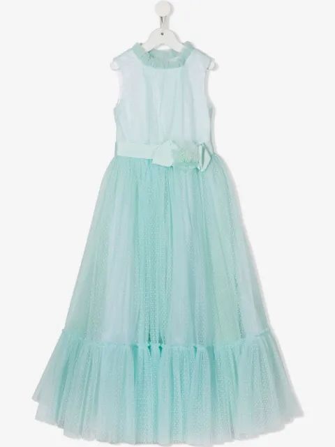 MARCHESA KIDS COUTURE 튤 오버레이 드레스