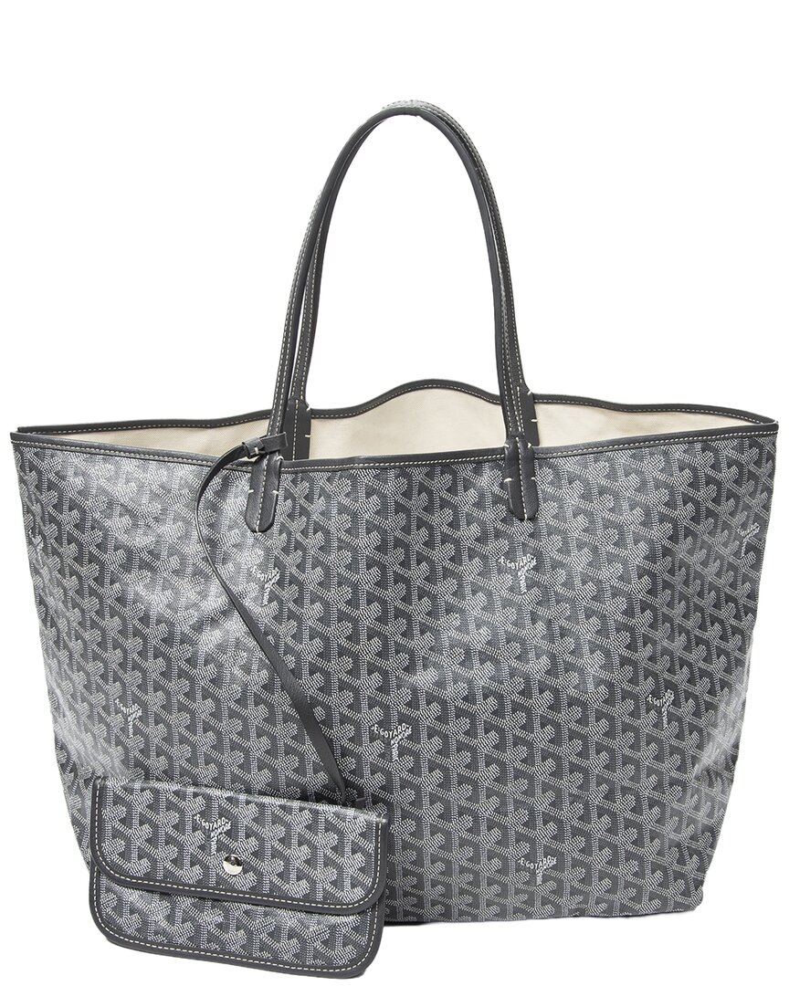 GOYARD 그레이 이네 코팅 캔버스 생 루이