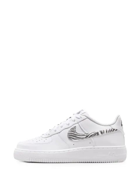 Nike Kids 에어 포스 1 GS 애니멀 프린트 스니커즈