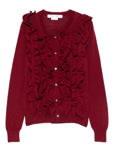 COMME DES GARCONS 러플 카디건