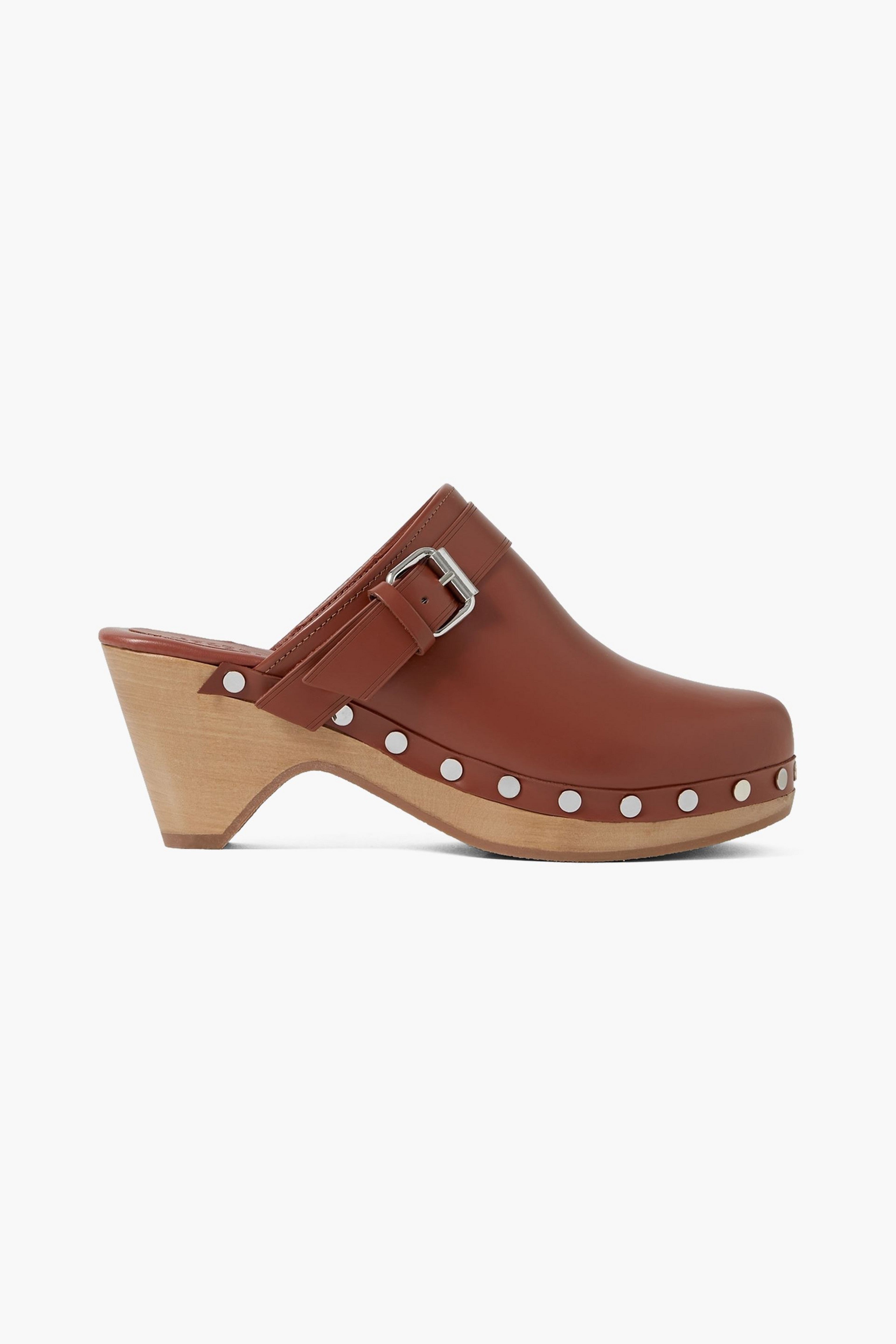 ISABEL MARANT 티티야 스터드 가죽 클로그