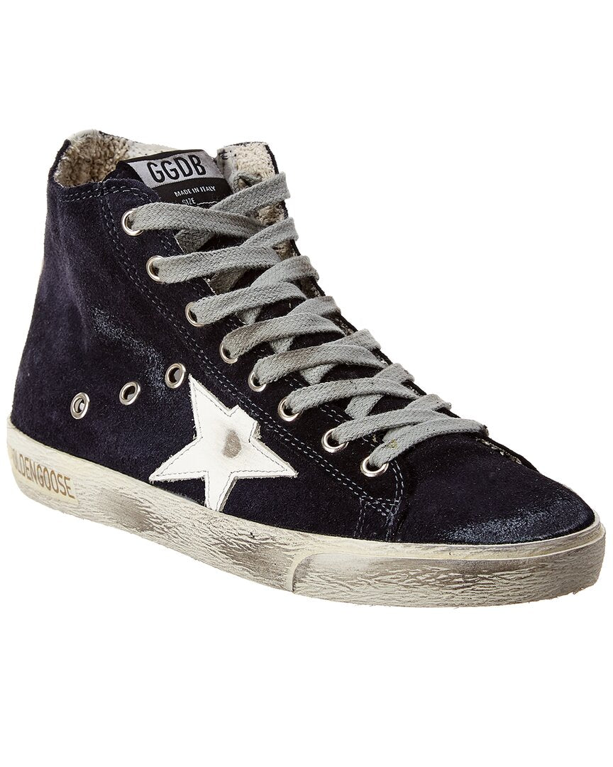 GOLDEN GOOSE 프란시 스웨이드 하이탑 스니커즈