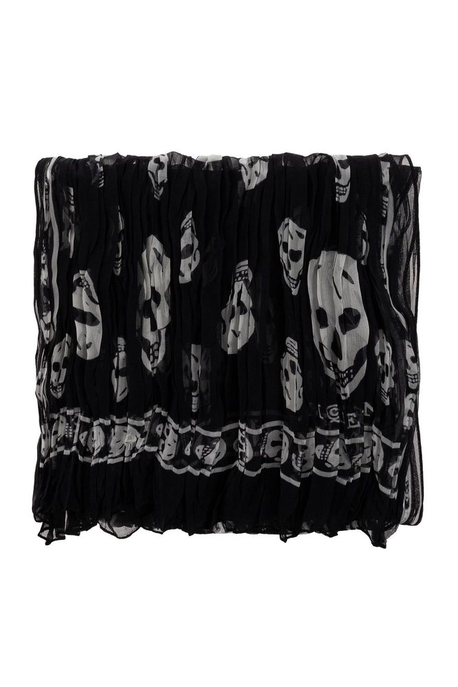 ALEXANDER MCQUEEN 해골 프린트 스카프