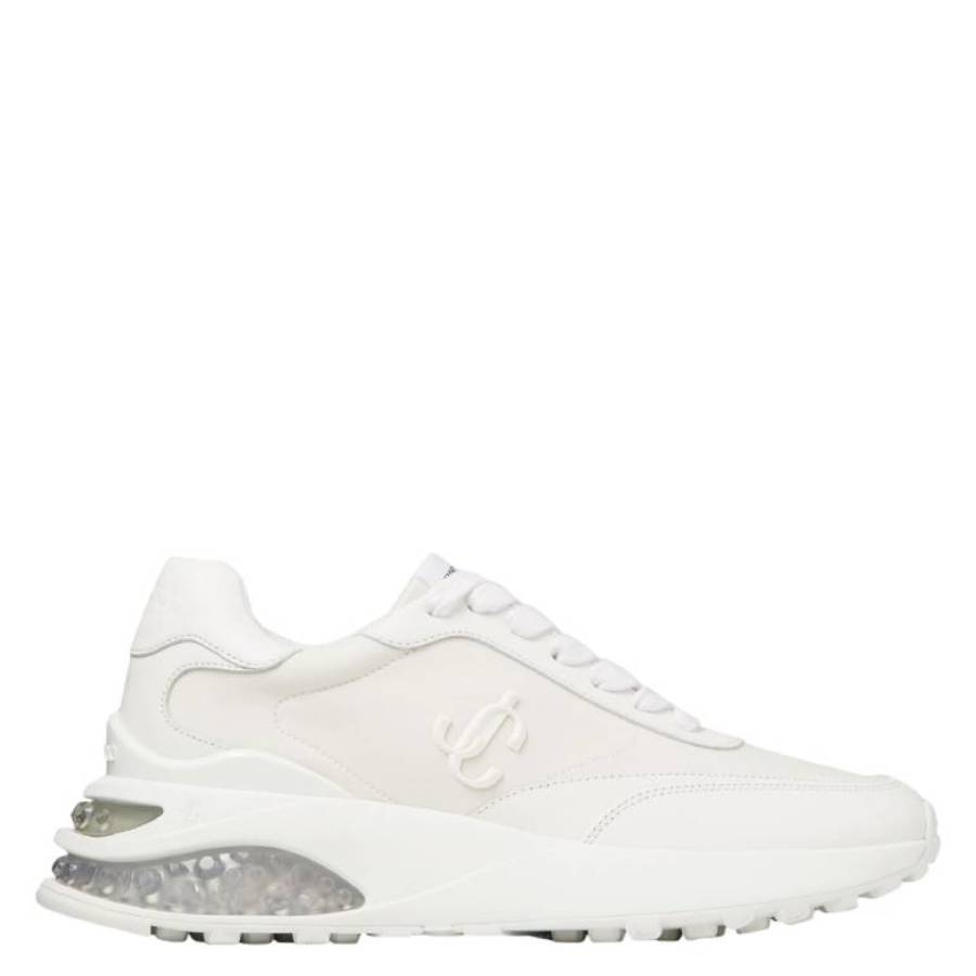 JIMMY CHOO 멤피스 네오프렌 가죽 트레이너 34