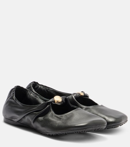ペブルソフトレザーバレリーナフラット | LOEWE | FETCHING