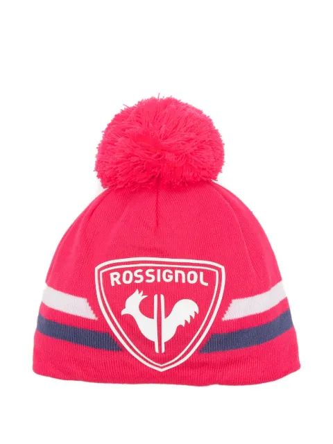 Rossignol Kids 폼폼 디테일 로고 아플리케 비니