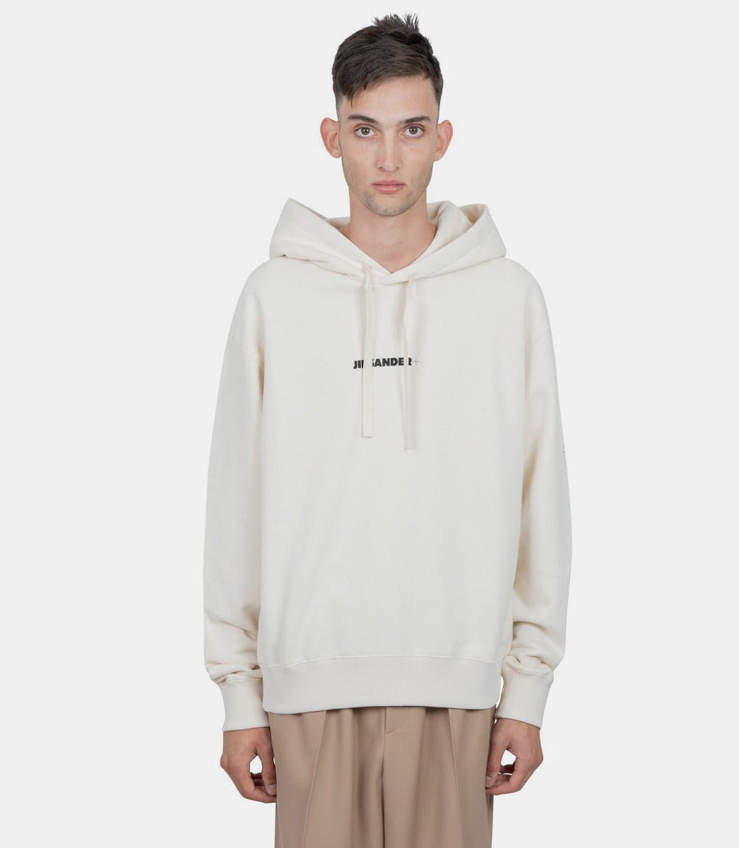 JIL SANDER 로고 후드티
