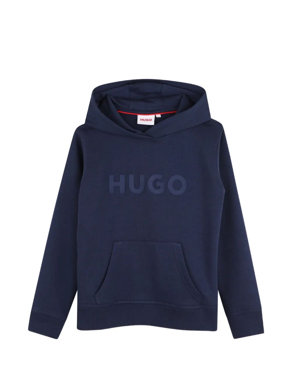 HUGO Kids 로고 프린트 후드티