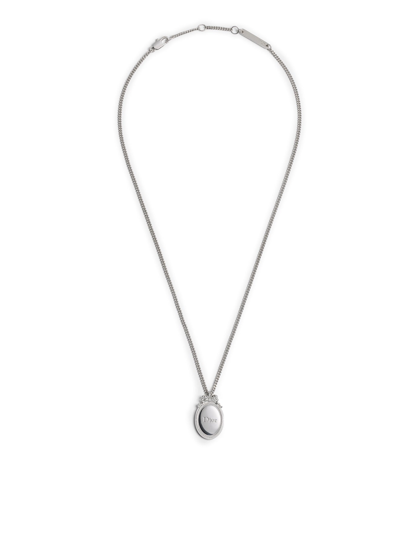 DIOR 메달리온 펜던트 목걸이