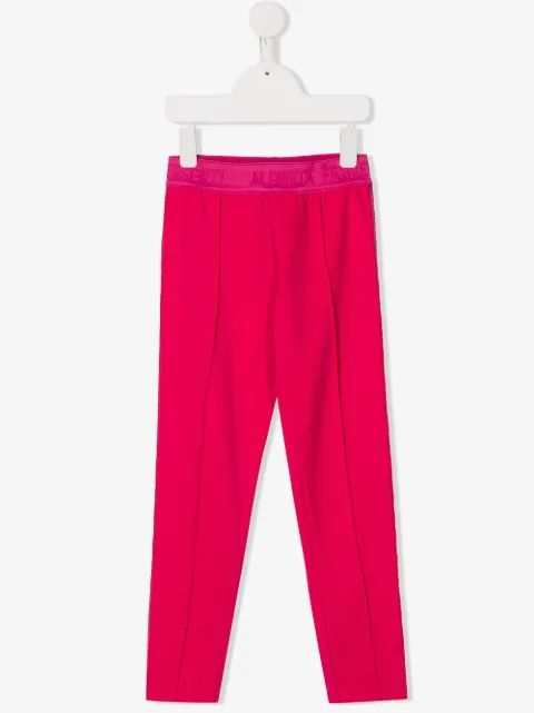 Alberta Ferretti Kids 로고 웨이스트밴드 레깅스