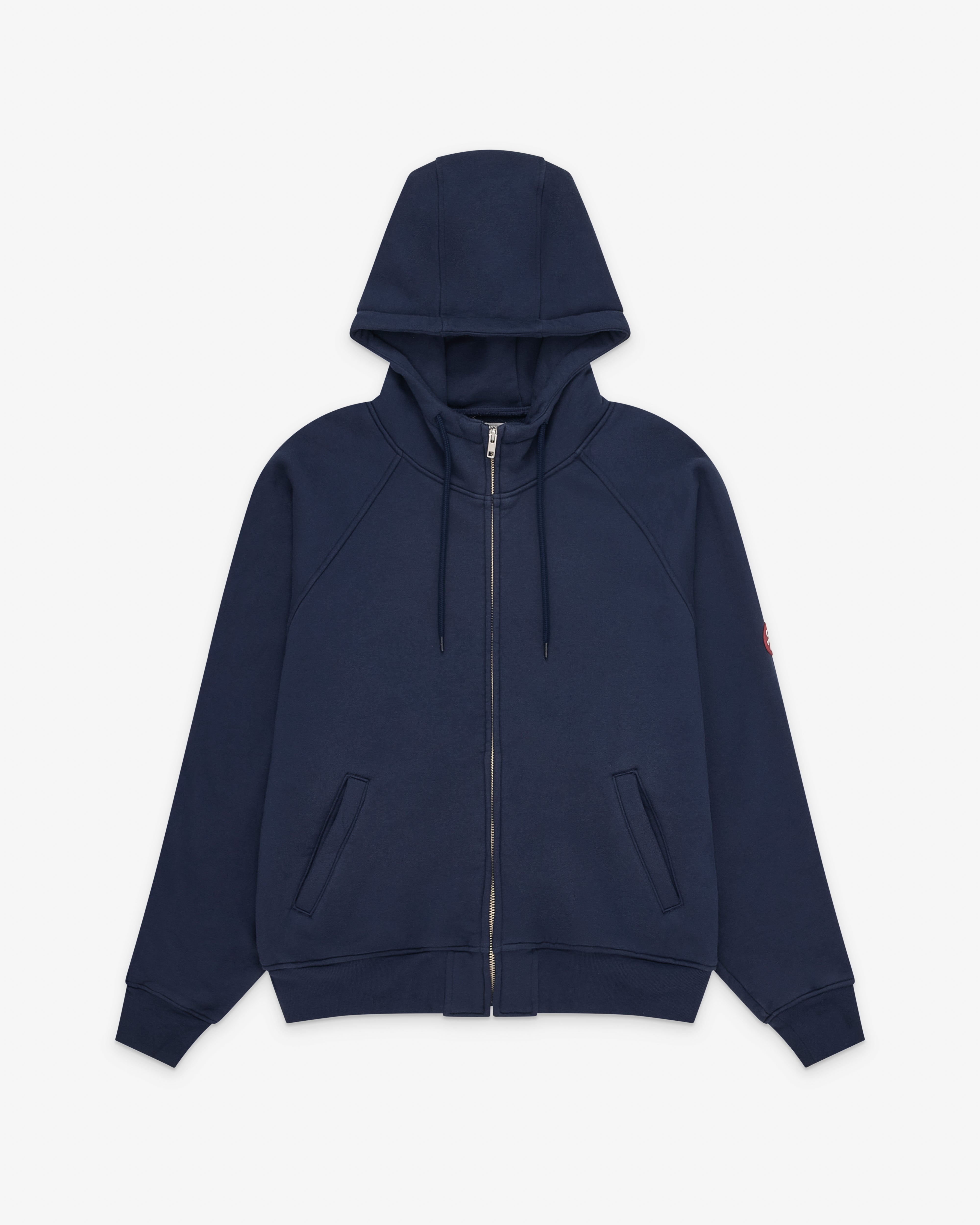 CAV EMPT 남성 솔리드 집업 후드