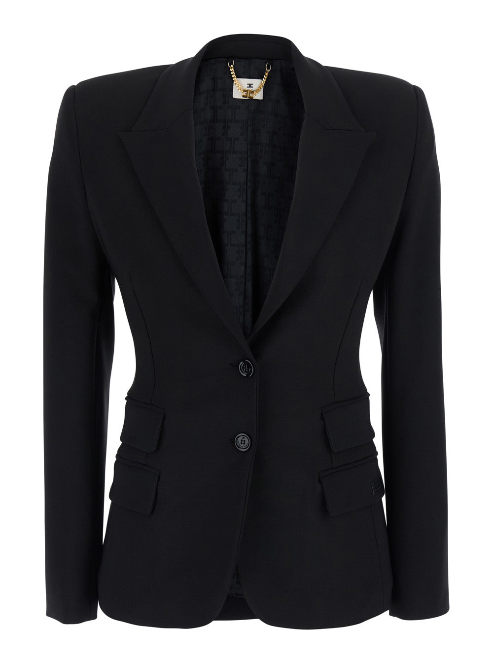ELISABETTA FRANCHI 엘리자베타 프란치 싱글 브레스트 블레이저 자켓