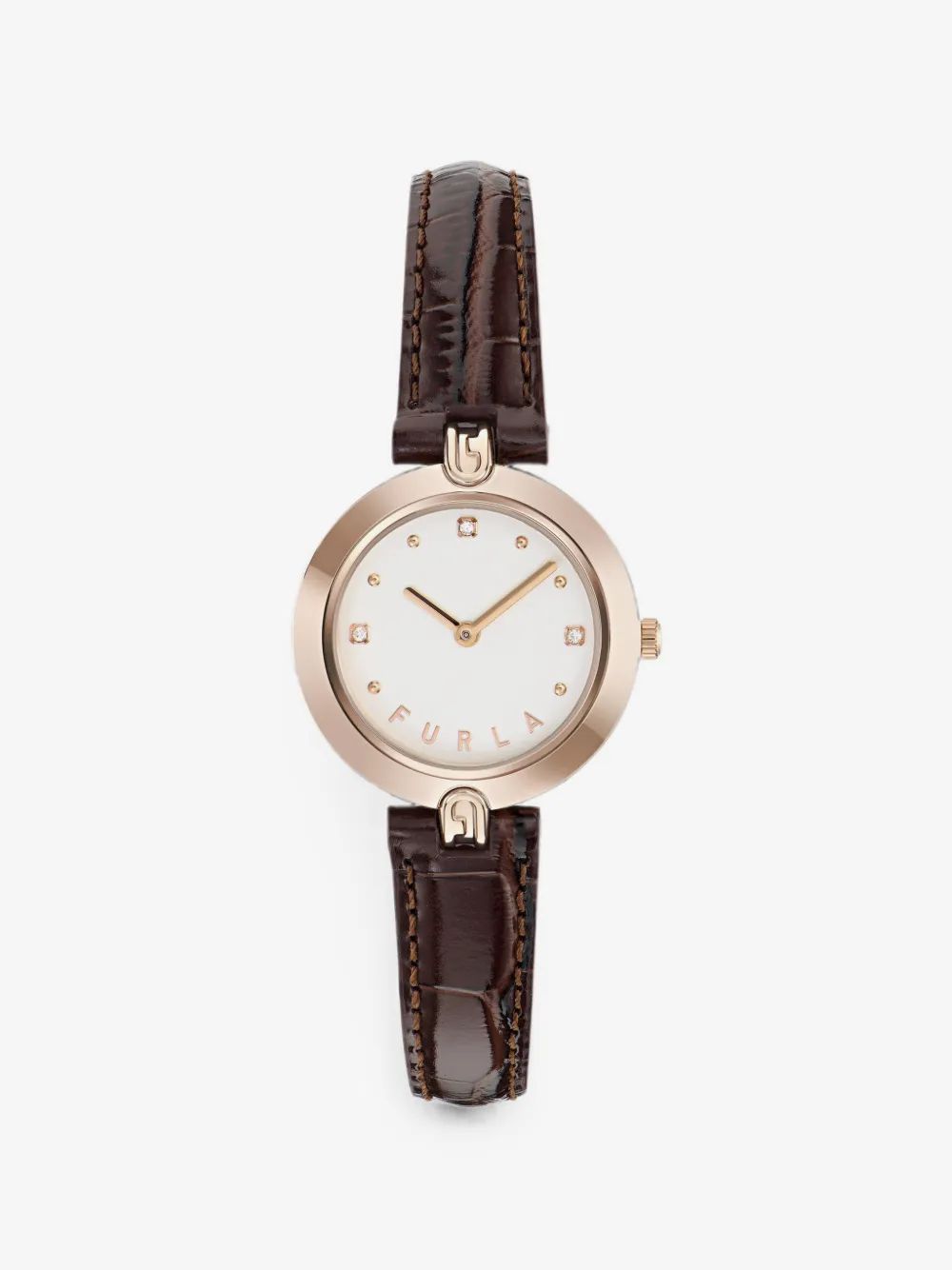 FURLA 로고 링크스 28mm 시계