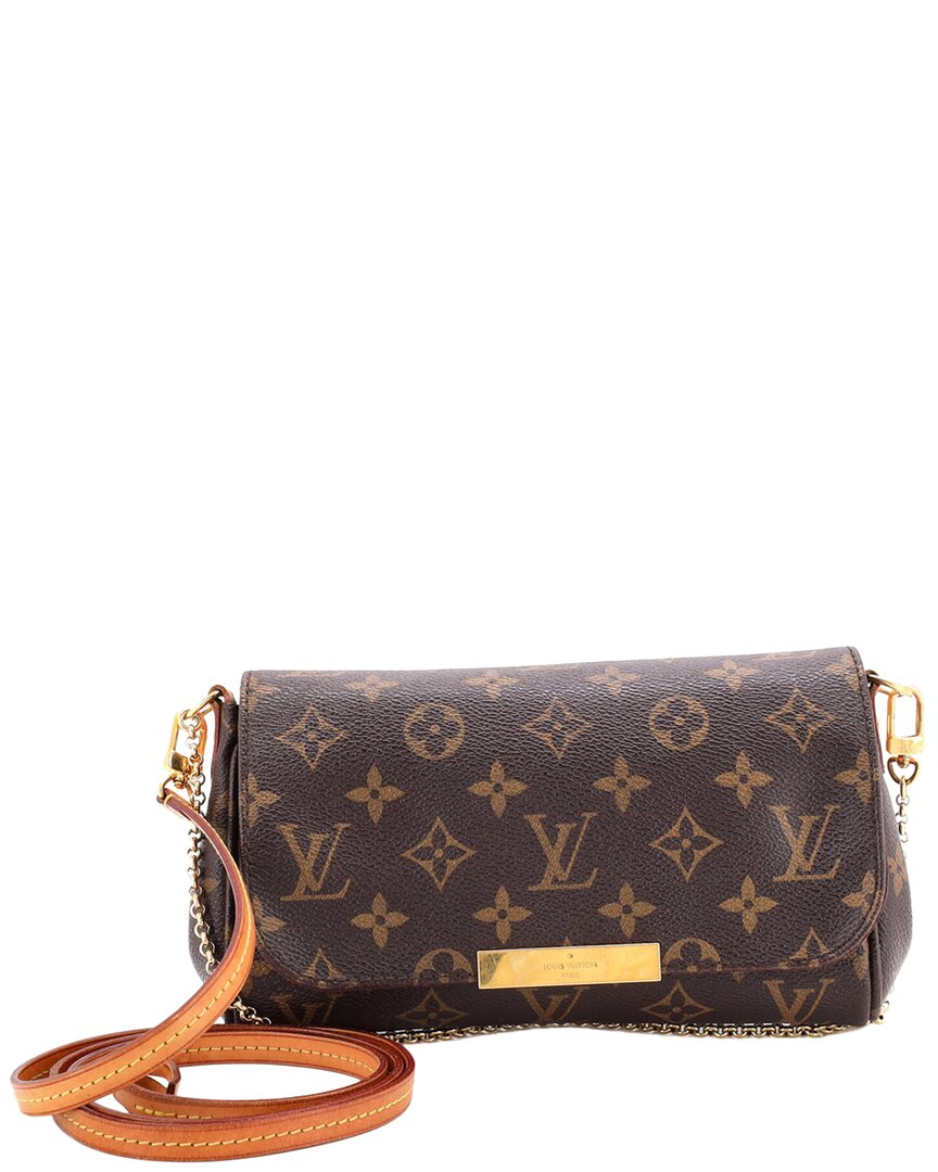 LOUIS VUITTON 브라운 모노그램 캔버스 페이보릿 PM