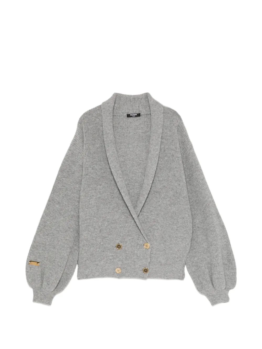Balmain Kids 더블 브레스트 가디건