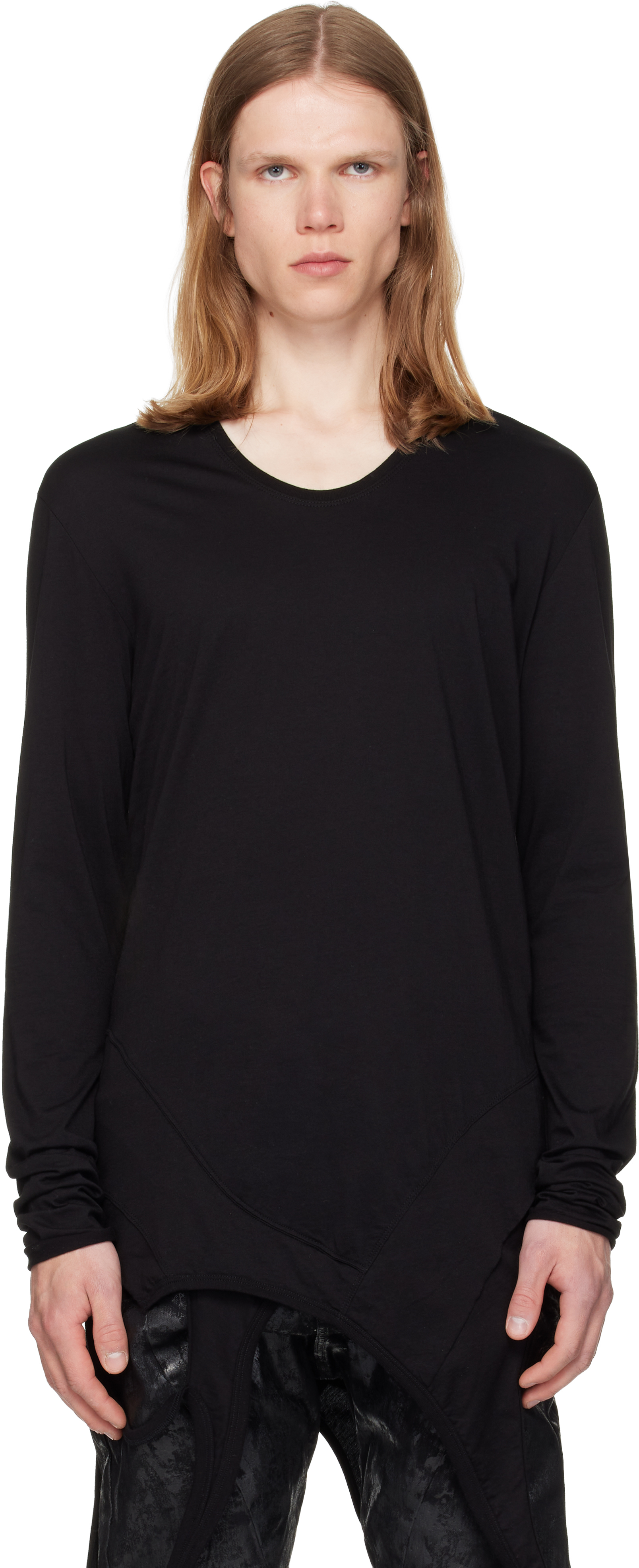 Loots Long Sleeve T-Shirt 947CUM3 | 율리우스 | FETCHING 947CUM3 Black / Loots Long Sleeve Top