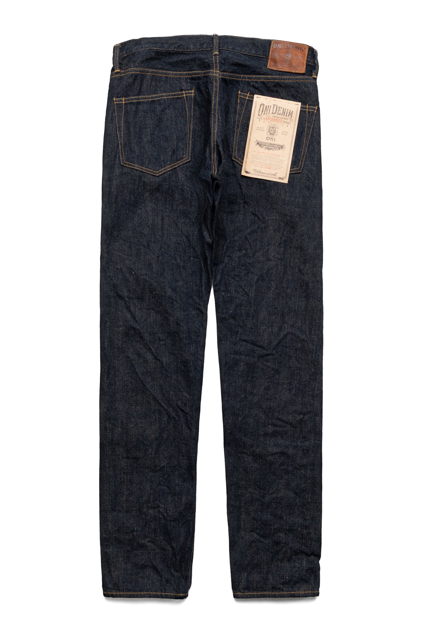 ONI DENIM 622-GC15 릴렉스 테이퍼드 15oz 그린캐스트 데님