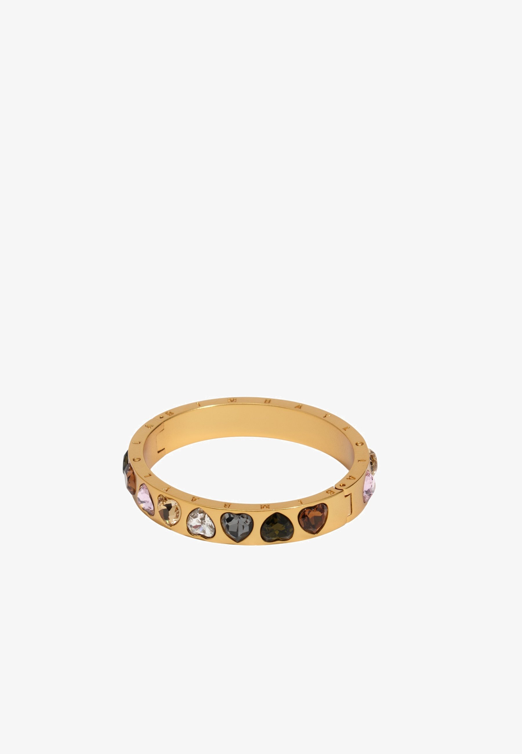 Bimba Y Lola 하트 크리스탈 멀티컬러 팔찌