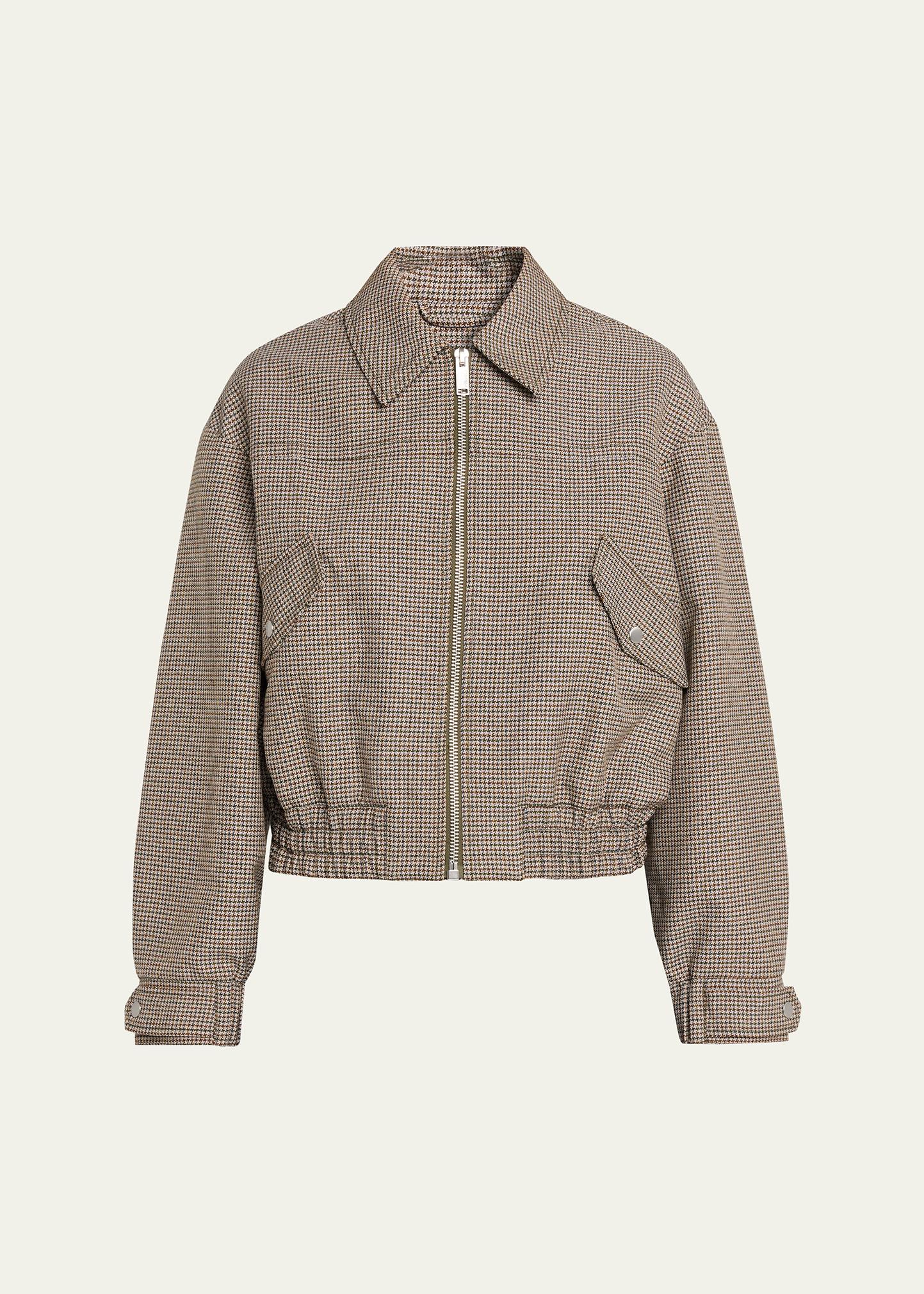 3.1 PHILLIP LIM 트위드 블루종 자켓