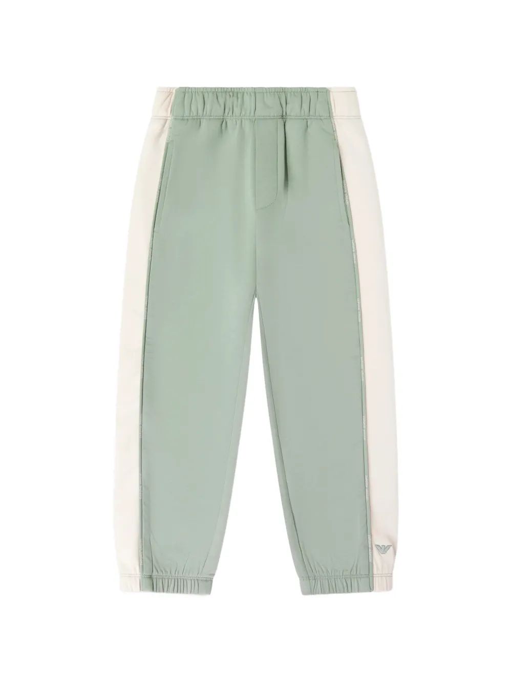 Emporio Armani Kids 로고 테이프 트랙 팬츠