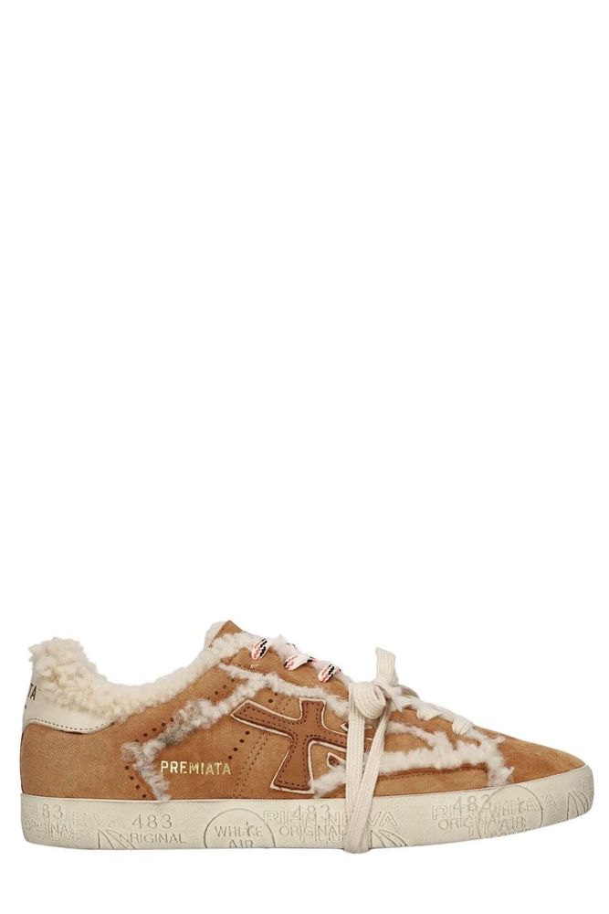 Premiata 스티븐 셔링 트림 로우탑 스니커즈