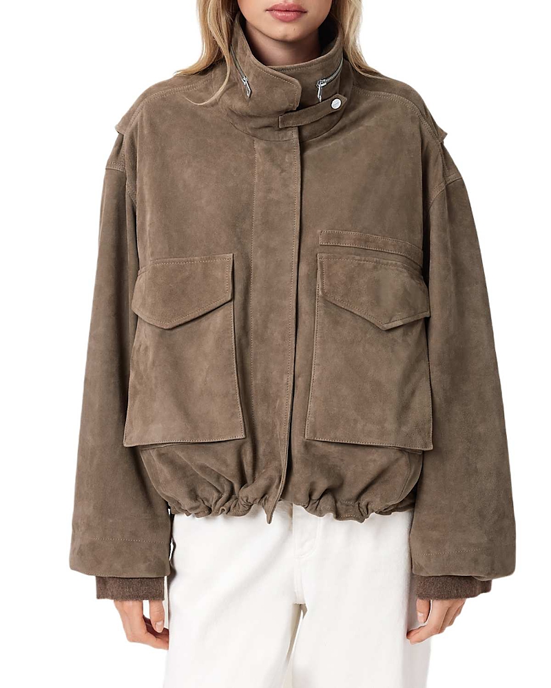 All Saints 클레이 스웨이드 자켓