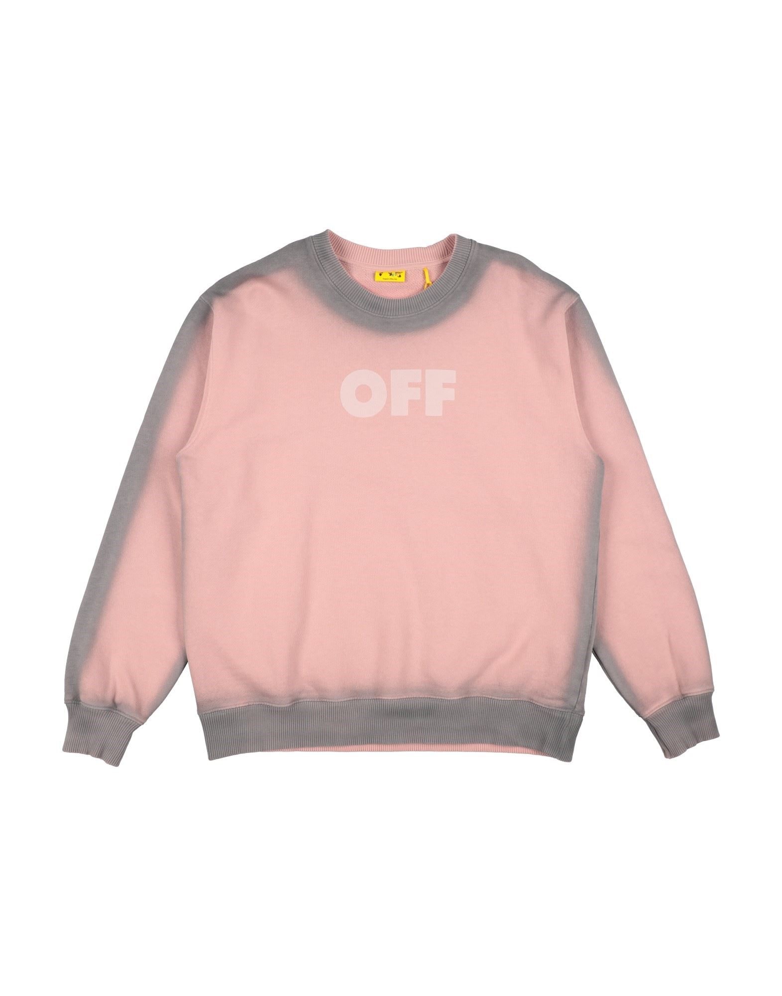 Off-White Kids 투톤 패턴 트레이닝 티