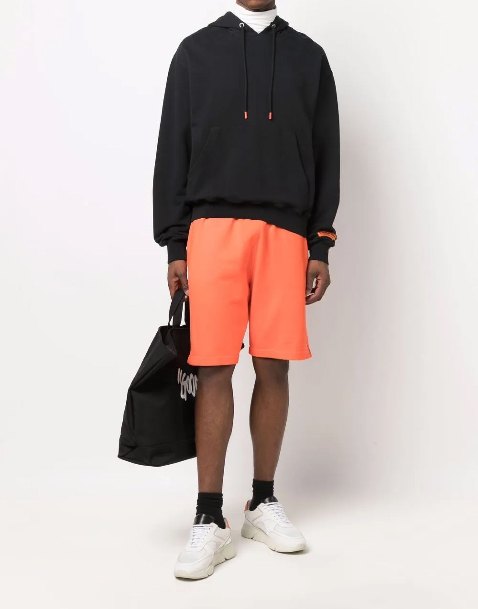 HERON PRESTON 로고 리사이클 쇼츠