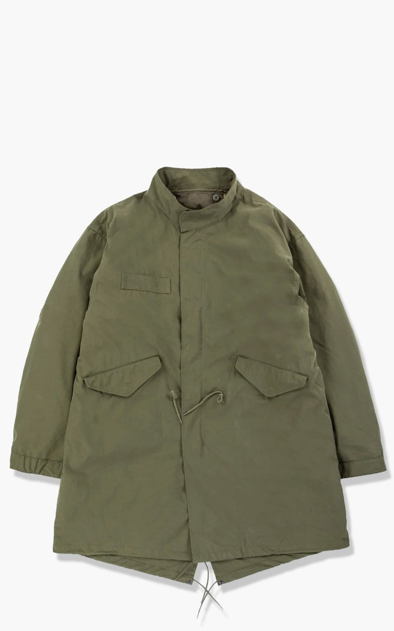 Military Surplus US M65 피쉬테일 파카 올리브 드랩