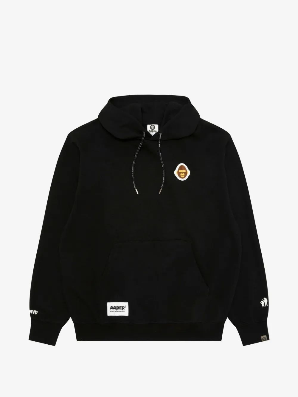 AAPE by A Bathing Ape AAPER 로고 패치 후드티