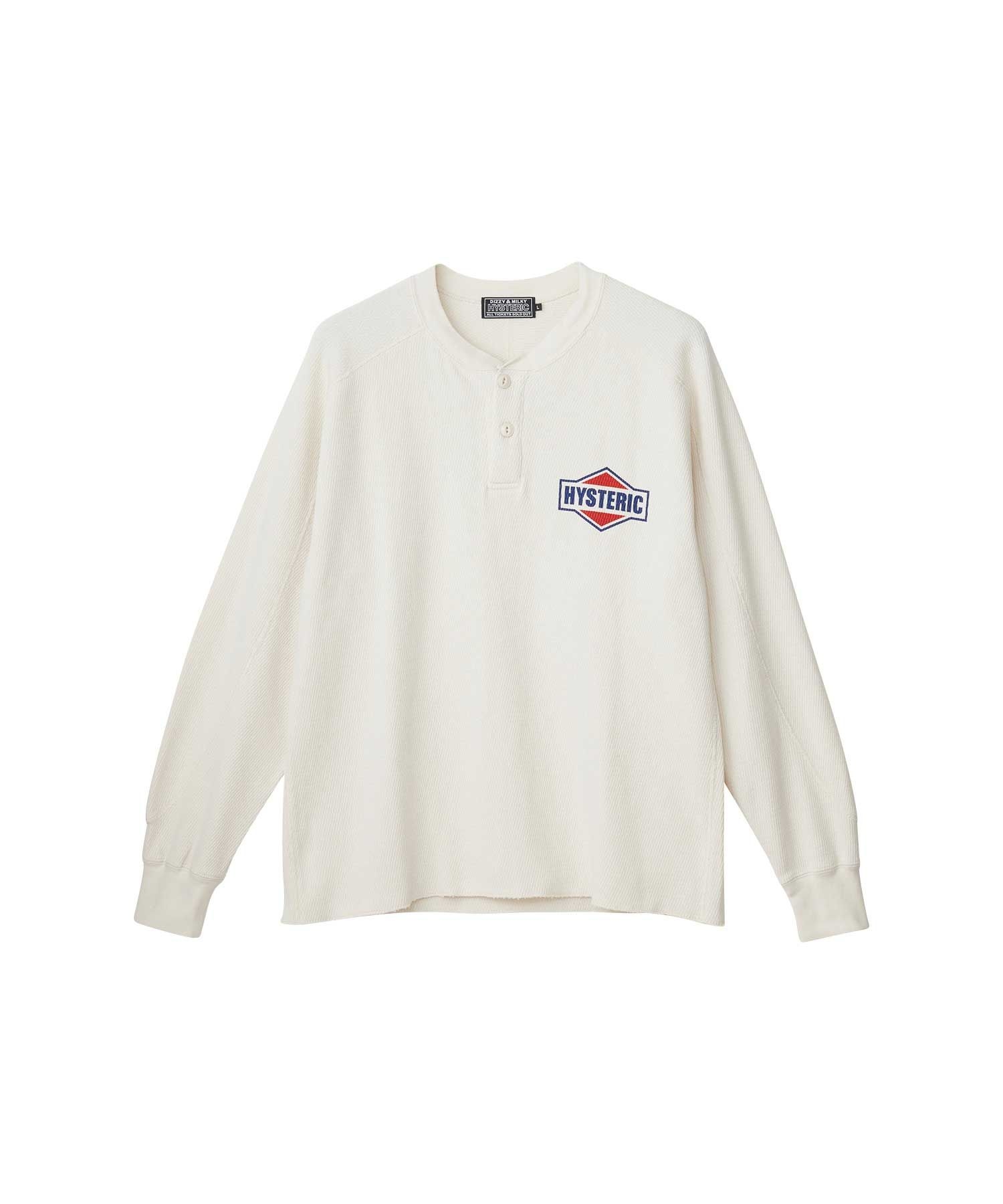 HYSTERIC GLAMOUR 다이아몬드 로고 헨리넥 맨투맨