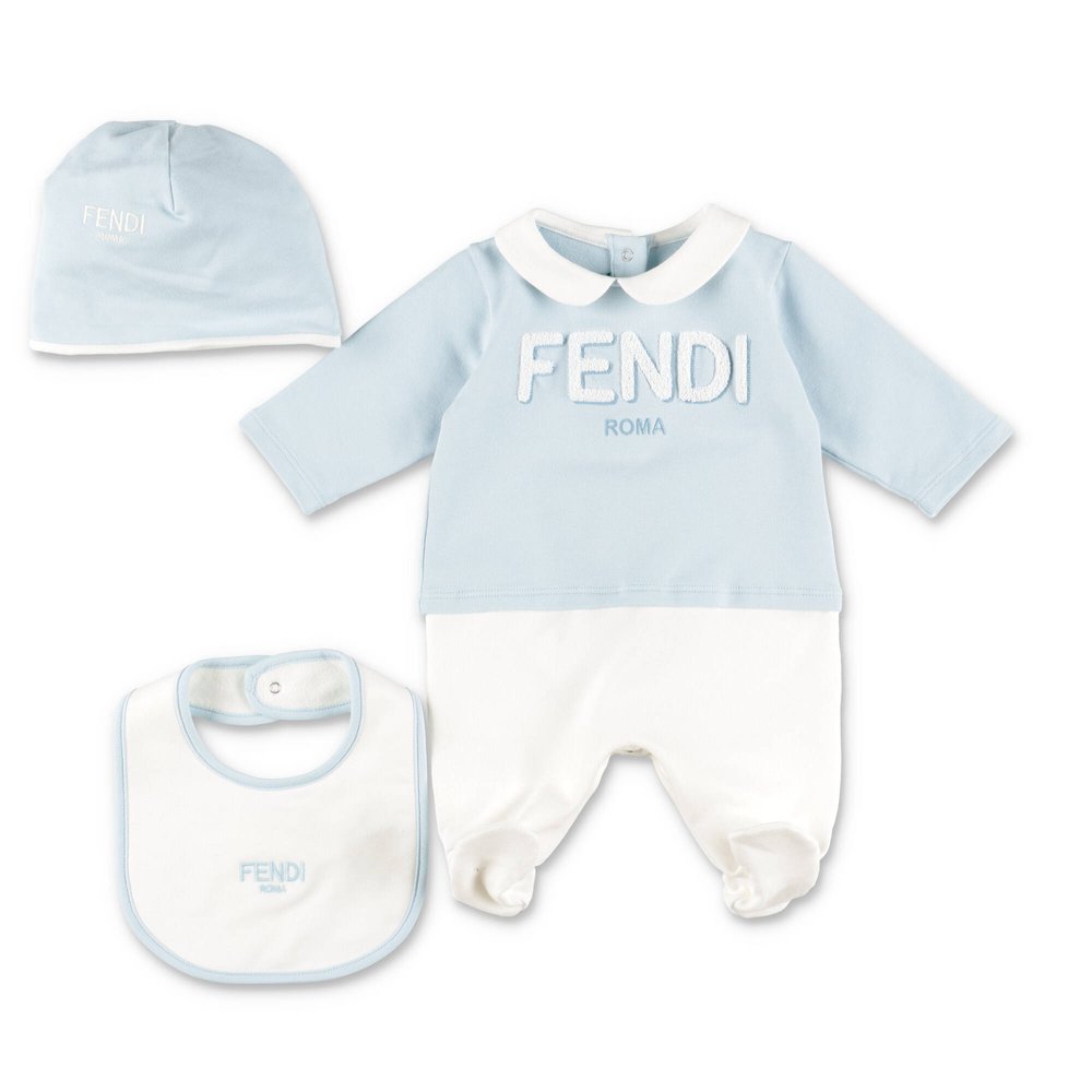 Fendi Kids 펜디 로마 테리 자수 베이비 키트