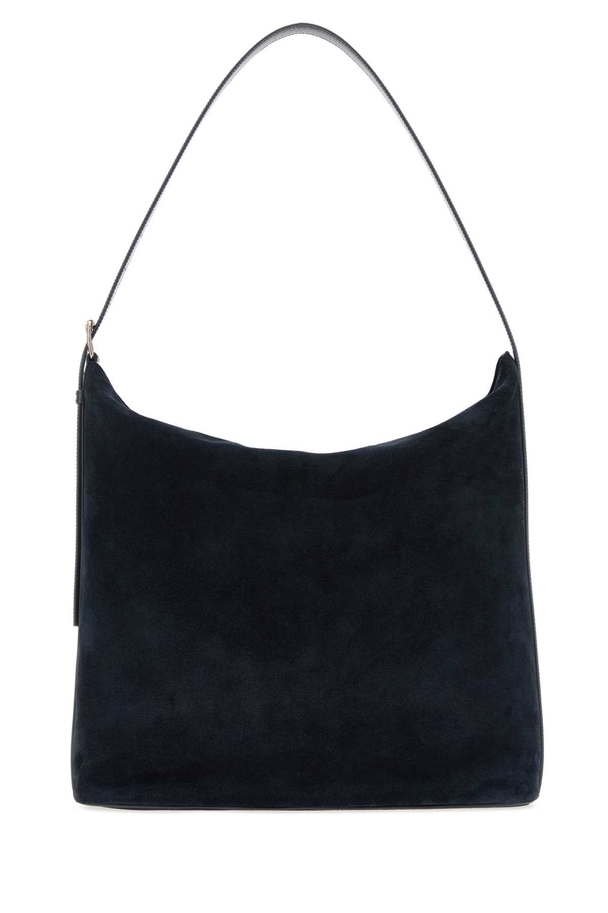 A.P.C. 네이비 블루 스웨이드 맥시 베라 쇼핑백