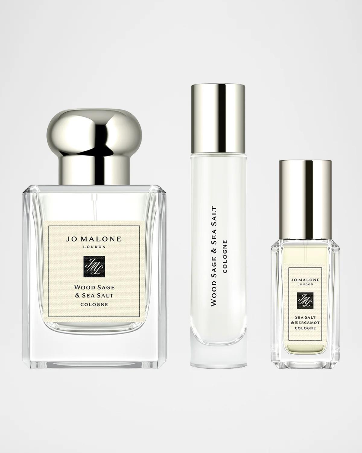 JO MALONE 우드 세이지 & 시 솔트 프래그런스 레이어링 코롱 트리오 세트